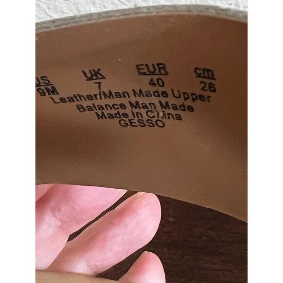 Franco Sarto Womens Snakeskin Print Sandals 9M Slingback Buckle Strap Open Toe D - Picture 4 of 10